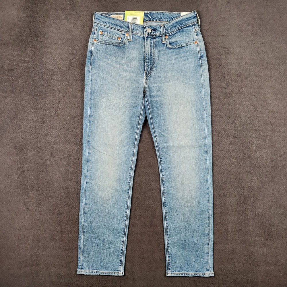 Levis 514 Straight Fit Jeans Mens 30x30 Light Wash Premium Flex Stretch NEW